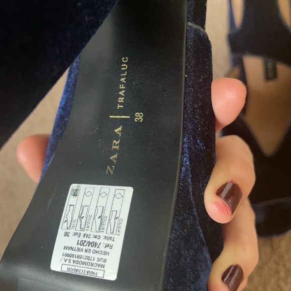 Zara blue heels - Picture 3 of 4